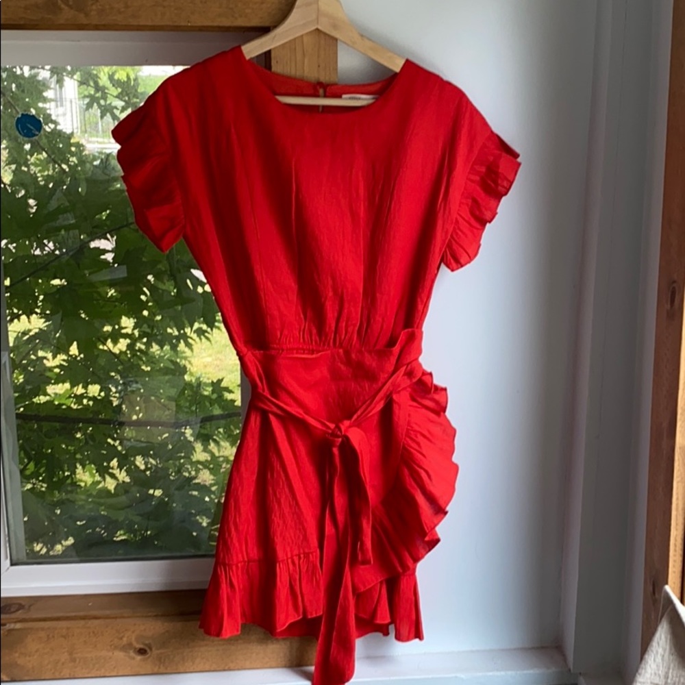 Coral dress
